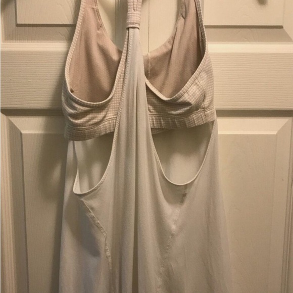 Lululemon No Limits Tank Plaid Beige White - Picture 4 of 8